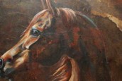 Peinture de Laetitia Pinglet sur le cheval
