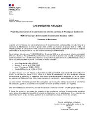 Déclaration d'Utilité Publique Carrière de Montigny