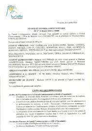Délibérations du Conseil Communautaire CC2V du 1er juillet 2025