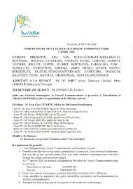 Délibérations du Conseil Communautaire CC2V du 7 avril 2026