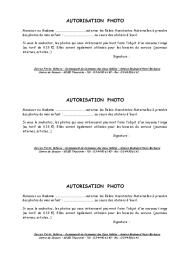 Autorisations PHOTOS lors des ateliers du Relais Assistantes Maternelles