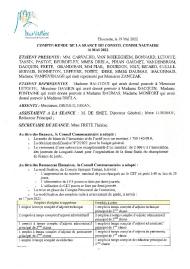 Compte rendu d'affichage du Conseil Communautaire du 16 mai 2022