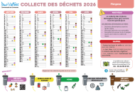 Pimprez - Calendrier de collecte 2026