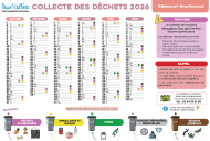 Ribécourt-Dreslincourt - Calendrier de collecte 2026