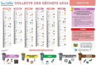 Tracy-le-Val - Calendrier de collecte 2026